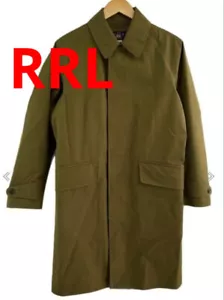 RRL RALPH LAUREN WATER PROOF JACKET MEN BEIGE MATERIAL POLYESTER SIZE S USED - Picture 1 of 8