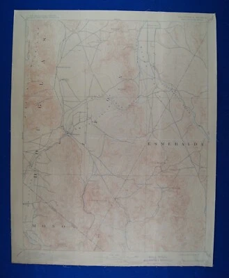 Vintage 1911 USGS Topo Map Wellington, California. 15.25 X 19.5" - Image 1 of 4