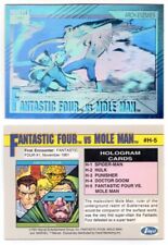 Chase- Marvel Universe II 1991 Hologram #H-5 Fantastic Four vs Mole Man