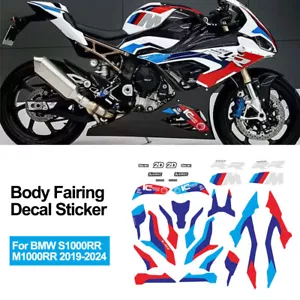 For BMW S1000RR M1000RR 2019-2024 Motorcycle Body Fairing Decal Sticker - Picture 1 of 13