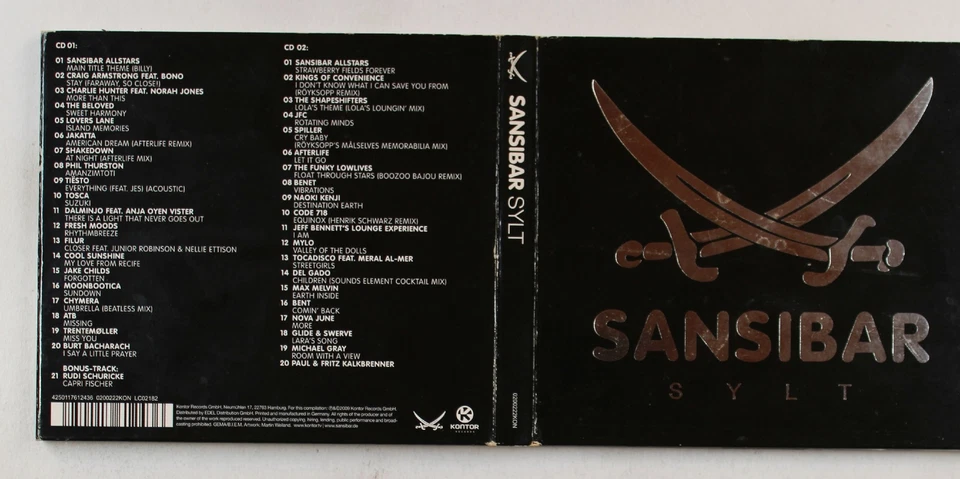 Sansibar Sylt Ger 2CD Digipak 2009 Beloved Tosca Moonbootica Mylo Spiller - Bild 1 von 1