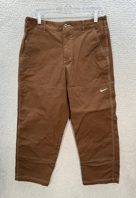 Брюки мужские Nike SB 30 коричневые рипстоп двойное колено рабочая одежда фигурист гранж свуш - Изображение 1 из 4