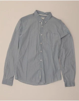 ESPRIT Mens Shirt Medium Blue Pinstripe Cotton DL42 - Image 1 of 3