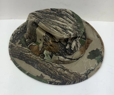 Sombrero Cubo Camuflado Realtree De Colección Papá Grande Caza Pesca Abuelo Hecho en EE. UU. Foto 1 de 4