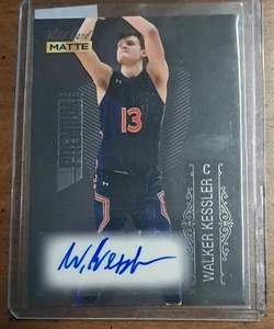 Walker Kessler 2022 Wild Card Matte Auto - Carta Autografata - Utah Jazz - Foto 1 di 2