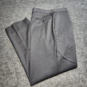 Pantaloni eleganti tradizionali uomo Brooks Brothers Reda 1865 lana grigio elasticizzato 36x30 - Foto 1 di 12