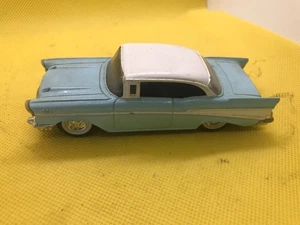 57 Chevy -ERTL- 1:43 scale. Powder blue with White Roof. - Picture 1 of 3