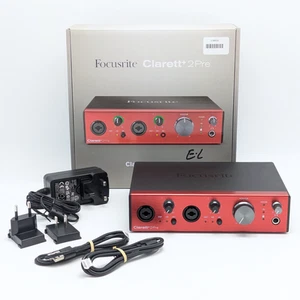 Focusrite Clarett+ 2Pre Desktop 10x4 USB-C Audio / MIDI Interface - Picture 1 of 12