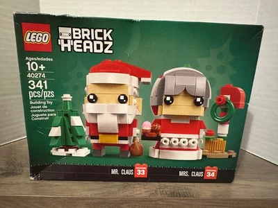LEGO BRICKHEADZ: Mr. & Mrs. Claus (40274) Foto 1 de 3