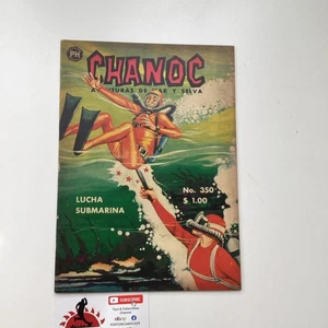 MEXIKANISCHE SPANISCHE COMICS CHANOC #350 AVENTURAS DE MAR Y SELVA PH HERRERIAS MEXIKO - Bild 1 von 6