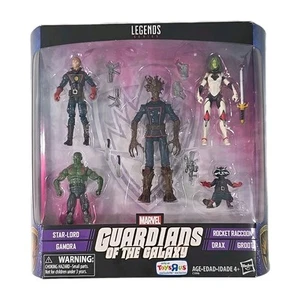 "Paquete exclusivo de 5 figuras de 3,75"" de Guardianes de la Galaxia Toys R Us de Marvel Legends" - Imagen 1 de 4