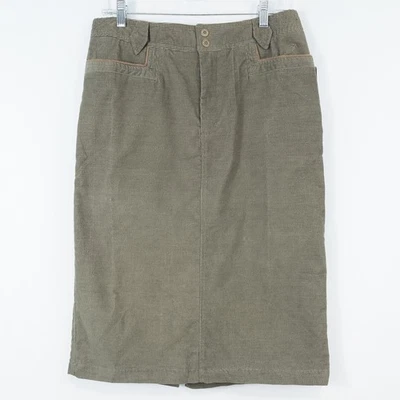 Falda de pana Columbia Kimber Ridge para mujer 12 verde oliva Academia Cabincore Foto 1 de 4