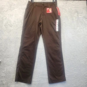 Lee Comfort Fit Straight Leg Women's Coffee Brown Pants 10 Petite - Picture 1 of 7