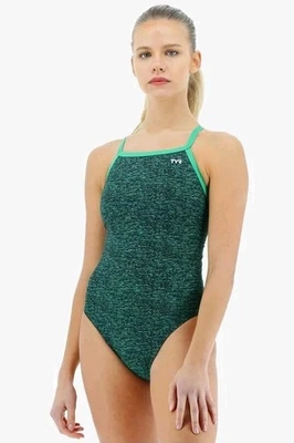 Maiô feminino Durafast Elite Diamondfit tamanho 40 TYR - Imagem 1 de 4