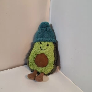 Juguete de peluche pequeño aguacate divertido Jellycat verde azulado Cozi coleccionista relleno retirado  - Imagen 1 de 7
