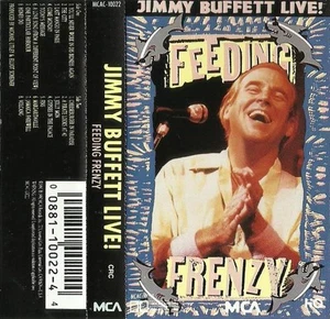 Jimmy Buffett Live! Feeding Frenzy cassette USA MCA 1990 cassette MCAC10022 - Picture 1 of 6