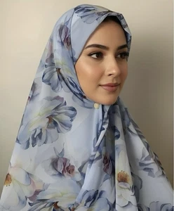 Soft Polyester Rectangle Hijab / USA Seller - Picture 1 of 10