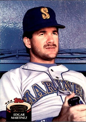 Edgar Martinez 1992 Stadium Club #267 Mariners FREE SHIPPING AutographDen - Image 1 of 2