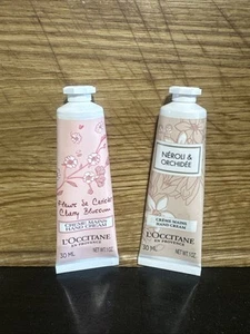 2 x L'OCCITANE Cherry Blossom/Neroli & Orchidee Hand Cream 30ml - Picture 1 of 1