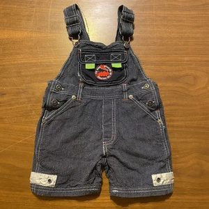 VTG Kids Headquarters SZ 3T I’ve Been Working on the Railroad Train Shorteralls - Picture 1 of 10
