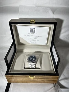 Orologio Uomo Cronografo Deschamps & Co Quadrante Blu con Bracciale Acciaio Inox - Foto 1 di 11