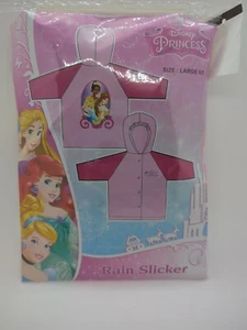 Disney Princess Rain Slicker Rain Coat Pink Size 6/7 Large New Toddler Girls - Picture 1 of 8
