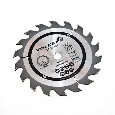 VOLKERS Kreissägeblatt HM 140 mm Bohrung 12,75 mm 18 Zähne für Handkreissäge