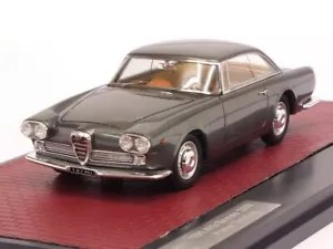 Alfa Romeo 2000 Coupe Praho Touring 1960 Grey Metallic 1:43 MATRIX MX50102-082 - Foto 1 di 1