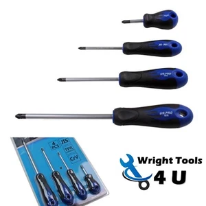 US PRO Tools 4 Piece Japanese Industry Standard Screwdriver Set JIS 1616 - Picture 1 of 3
