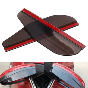 Black Rear View Side Mirror Rain Board Eyebrow Guard Sun Visor Car Accessories S - Picture 1 of 9