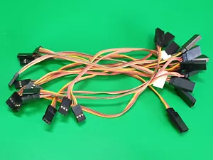 JR Servo Extension Leads 150mm Mega 14pk for RC Model Aircraft Planes - Picture 1 of 2