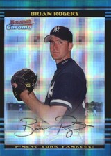 2002 Bowman Chrome X-Fractors #214 Brian Rogers /250 - NM-MT
