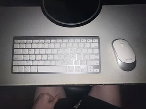 Bluetooth Keyboard and Mouse for Mac, OMOTON Ultra-Slim Keyboard and Mouse Combo - Picture 1 of 8