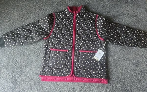 Free Assembly Girls Quilted Jacket Floral Size XXL 18 NWT Long Sleeve - Picture 1 of 5