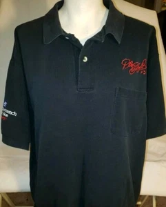 Dale Earnhardt #3 Mens X- Large Inner Harbor Black Polo Shirt GM Goodwrench Serv - Picture 1 of 8