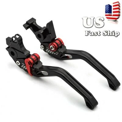 For Yamaha YZF R6  2005-2016 2015 14 USA Stock Sandblast 3D Short Rhombus Levers - Image 1 of 4