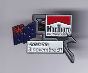 RARE PINS PIN'S .. TOBACCO MARLBORO F1 CAR RACING TEAM ADELAIDE VINTAGE 1991~US2 - Picture 1 of 1