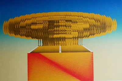 Farblithographie von Rudolf Hausner  Adam, warum zitterst Du? - Bild 1 von 4