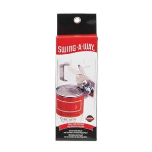 Swing-A-Way 609WH Plated Steel White Magnetic Lid Wall Mount Can Opener - Picture 1 of 1