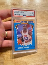 Michael Jordan PSA 6 Fleer All Stars #5 Last Dance Man Cave INVESTMENT GIFT 1990