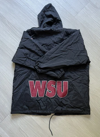 Vintage 90s Champion Washington State Cougars Parka Winter Jacket Mens XL Jersey Cover