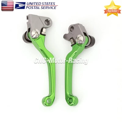 Par de palancas de embrague de freno CNC para Kawasaki KLX300 1996-2004 KLX400 2003-2004 Foto 1 de 4