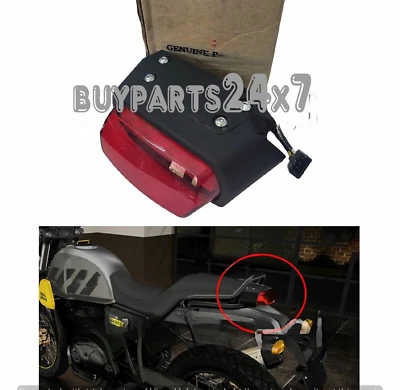 Genuine Royal Enfield Himalayan BS6 Tail Lamp Assembly Black Genuine - Image 1 of 4