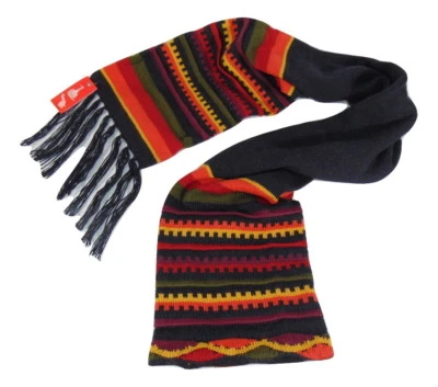 Ligero Perú Lote 9"x70" 100% Alpaca Tejido Rayas Geométrico Bufanda Sombrero Paquete de 2 Foto 1 de 3