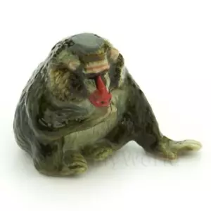 Fatto a Mano Casa Delle Bambole Miniatura Ceramica Babbuino - Foto 1 di 1