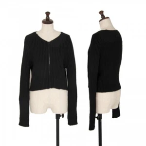 Jean-Paul GAULTIER CLASSIQUE Wool Rib Knit Zip Up Cardigan Size 40(K-119826) - Picture 1 of 12
