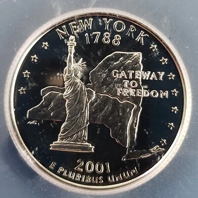 2001 S New York Quarter (PR70 DCAM) - Image 1 of 4