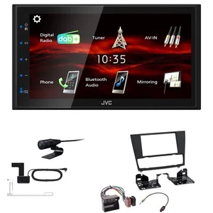 JVC Bluetooth 2DIN DAB+ Autoradio für BMW 3er automatische Klima ohne Canbus - Bild 1 von 5