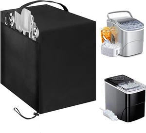 SIRUITON Ice Maker Cover for Countertop Ice Maker Machine, Heavy Duty 600D Oxfor - Picture 1 of 12