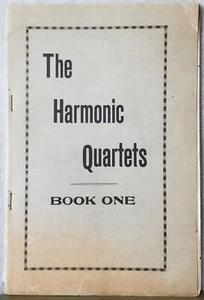RARO Cuartetos Armónicos Secular Sagrado Masculino Libro de Canciones Mixto Morristown Tennessee - Imagen 1 de 8